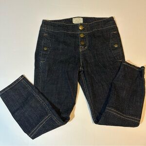 Current/Elliott x Marni The Easy Cropped Button Fly Jeans
